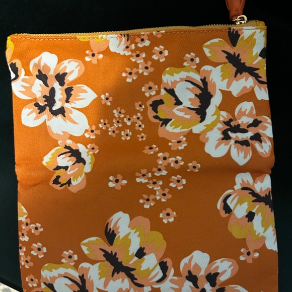 Rachel Pally Bloom Envelope Clutch Fold Over Purse Handbag Floral Reversible - Picture 2 of 5